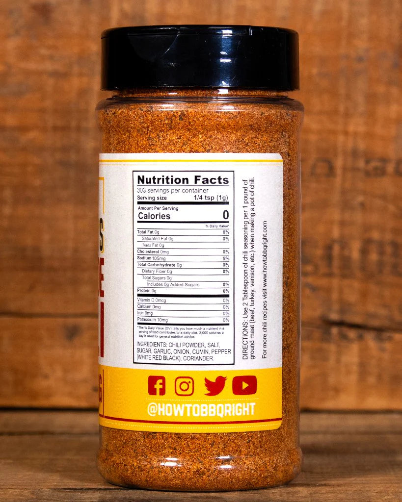 BBQ Right - Bonfide Chili Seasoning